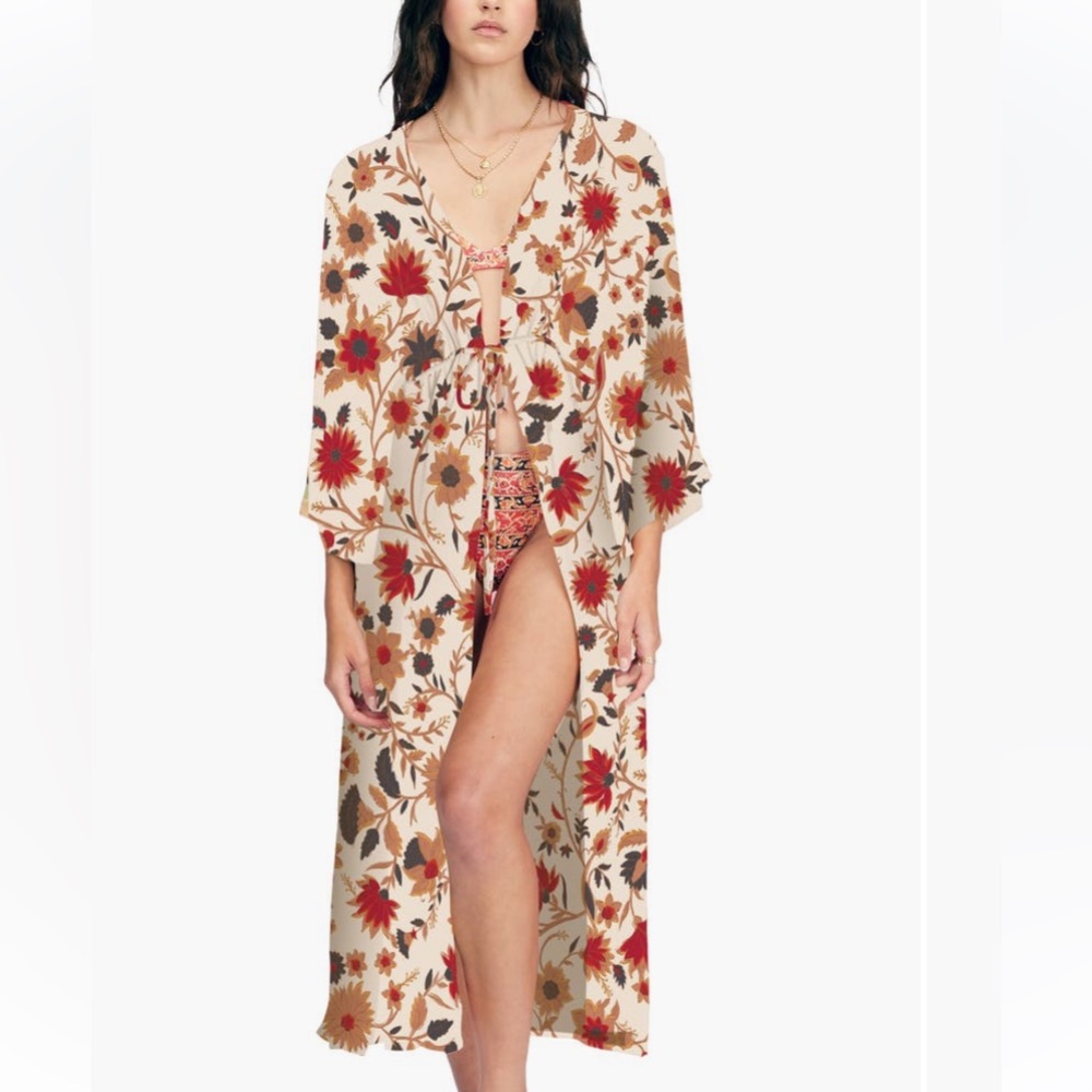 Billabong Cosmic Dreamer Cover Up Wrap Dress - Like New